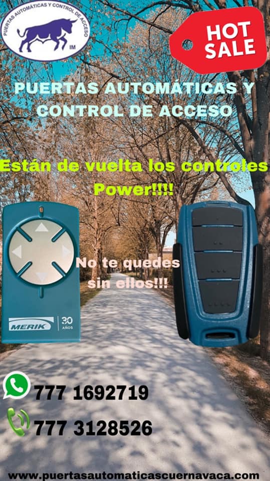Controles Remotos para Puertas Automáticas